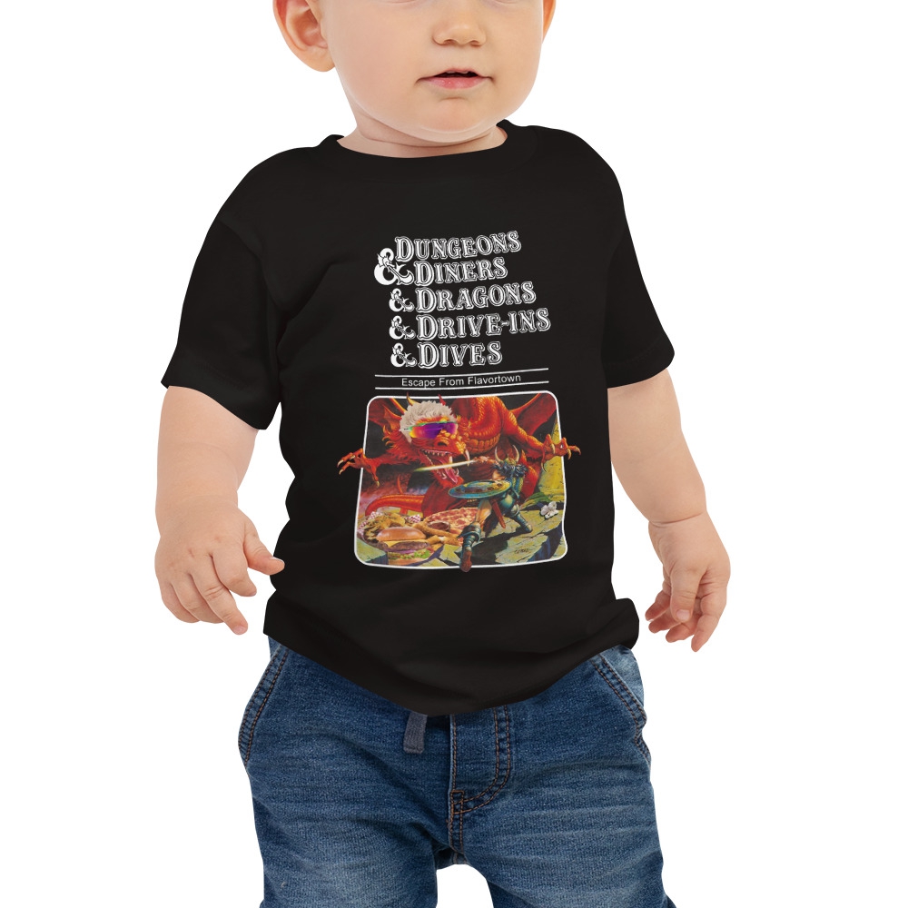 Dungeons Diners Dragons Drive Ins Dives Baby Jersey Short Sleeve Tee