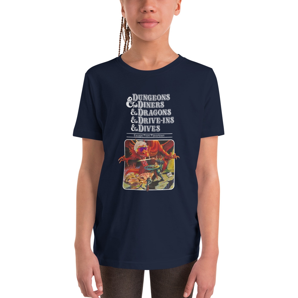 Dungeons Diners Dragons Drive Ins Dives Youth T Shirt