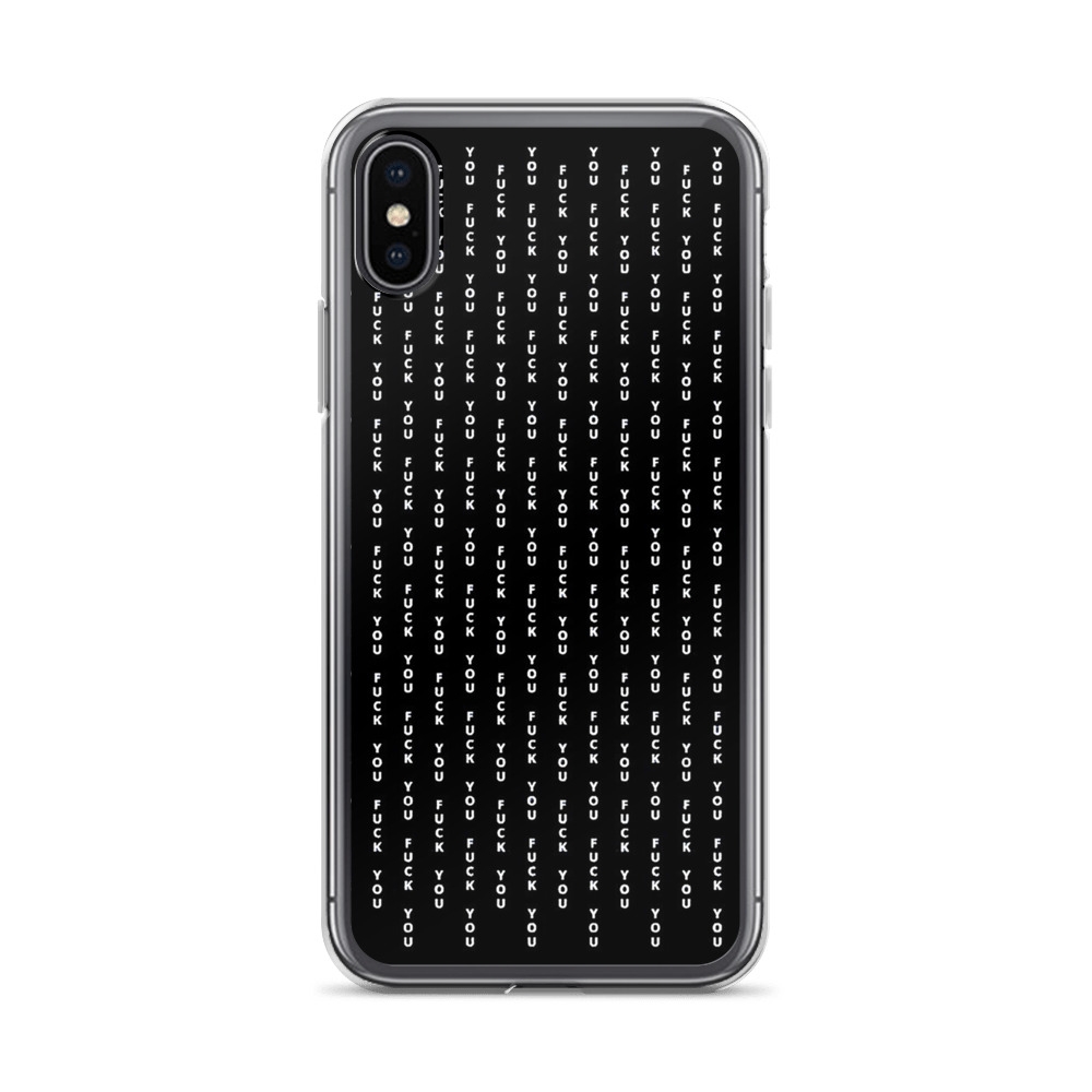 Fck You - Fuck-You - Pin Stripe Conor McGregor iPhone X Case, XS, XR, XS Max