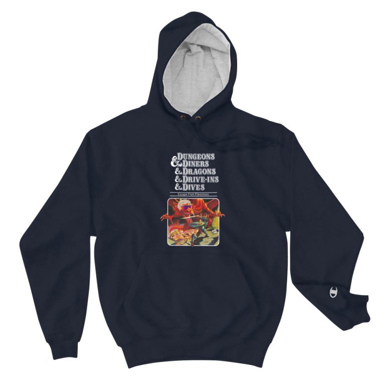 Dungeons Diners Dragons Drive Ins Dives Original Champion Hoodie ...