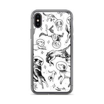 Space dogs iPhone X Case, XS, XR, XS Max