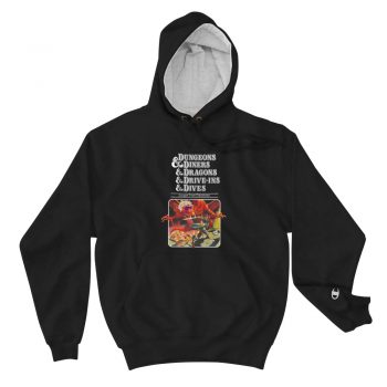 Dungeons Diners Dragons Drive Ins Dives Original Champion Hoodie