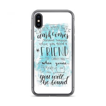 You Will Be Found Quotes iPhone X Case, XS, XR, XS Max