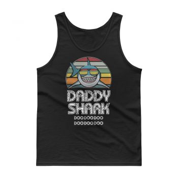 Daddy Shark Vintage Unisex Tank Top