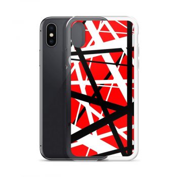 Frankenstein Pattern Red iPhone Clear Case