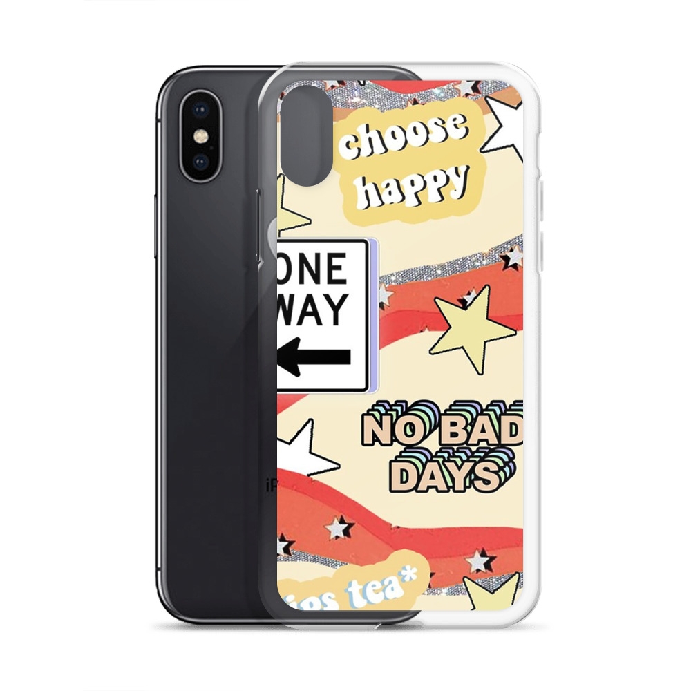 Choose Happy iPhone Clear Case