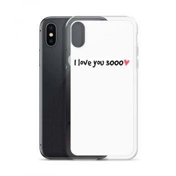 I Love You 3000 iPhone Clear Case