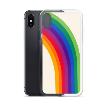 Grovy Rainbow 80s Retro iPhone Clear Case