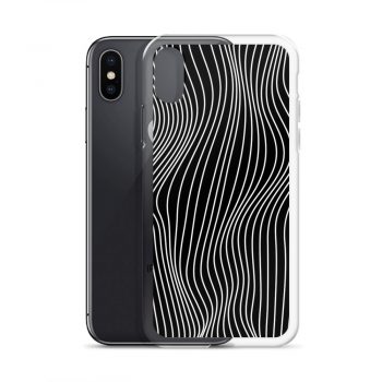 Optical illusions Lines iPhone Clear Case