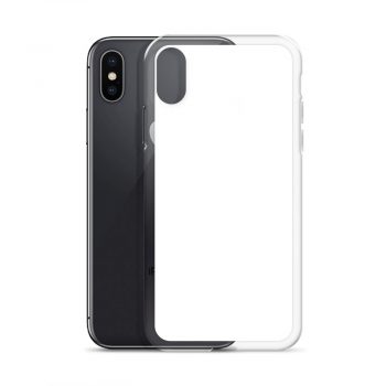 Plain White Classic iPhone Clear Case