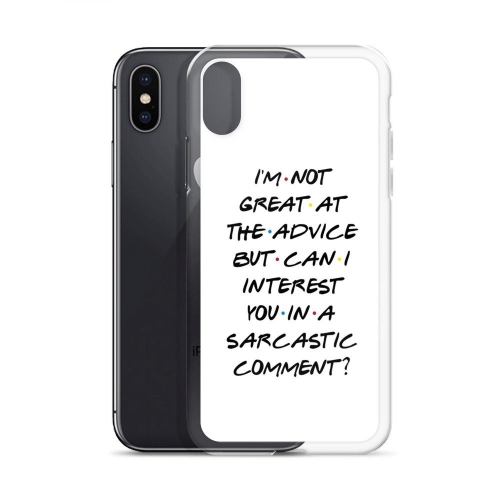 Can Interest You Sarcastic Comment iPhone Clear Case