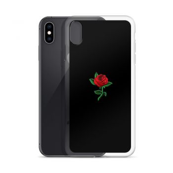 Red Rose iPhone Clear Case