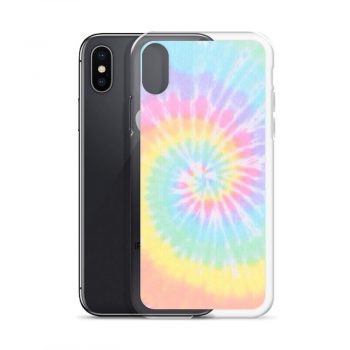 Rainbow Tie Dye iPhone Clear Case