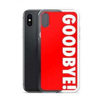 Kendall Jenner Goodbye iPhone Clear Case