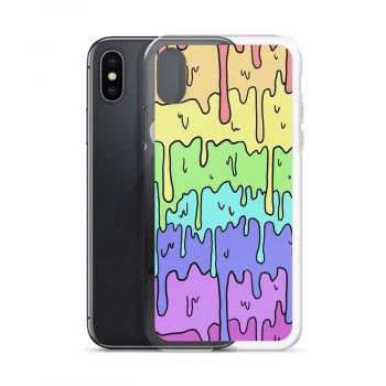 Kawaii Pastel Rainbow iPhone Clear Case