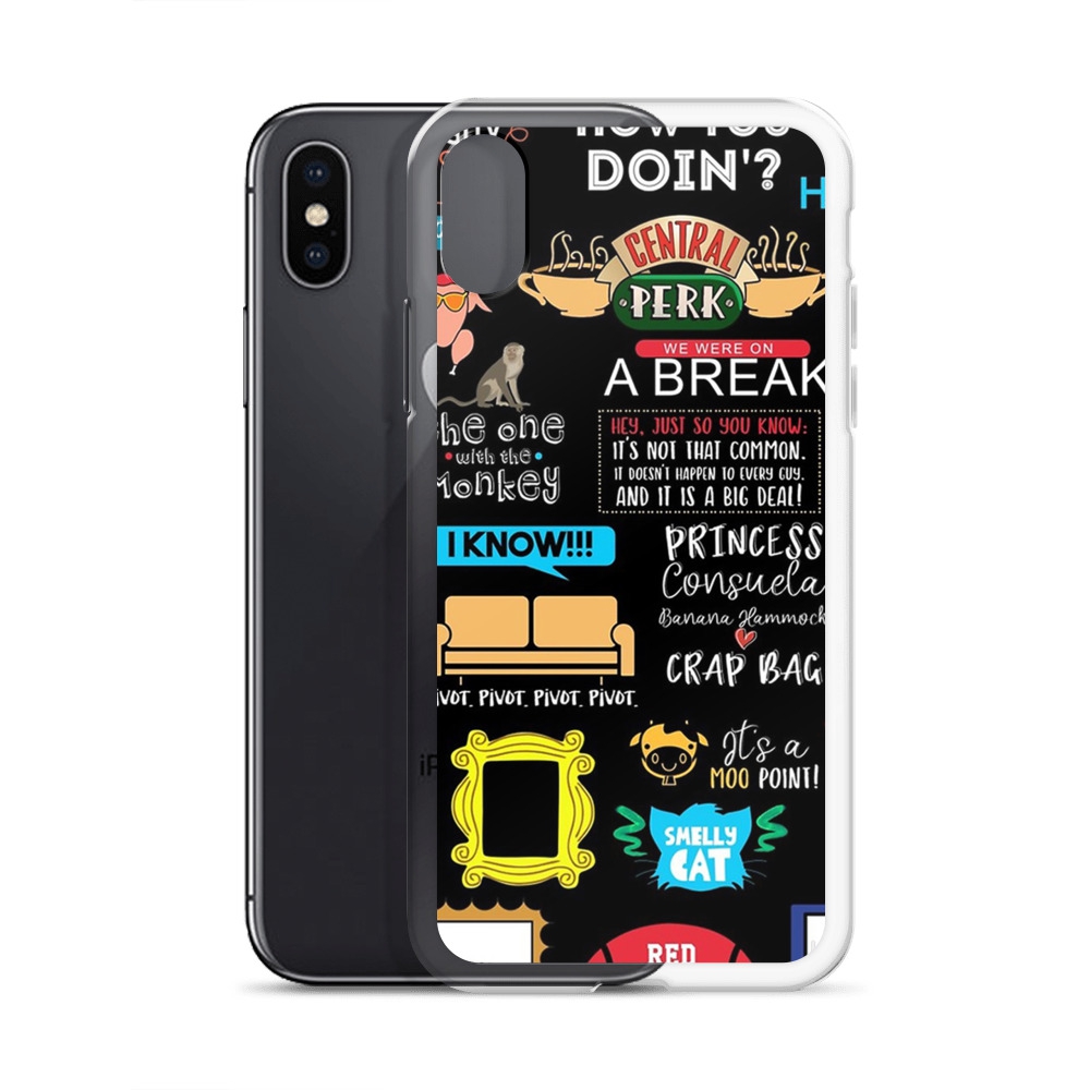 Friends Forever Collage iPhone Clear Case