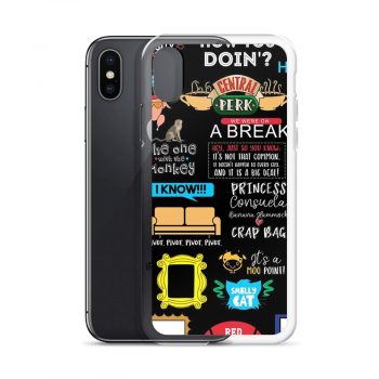 Friends Forever Collage iPhone Clear Case