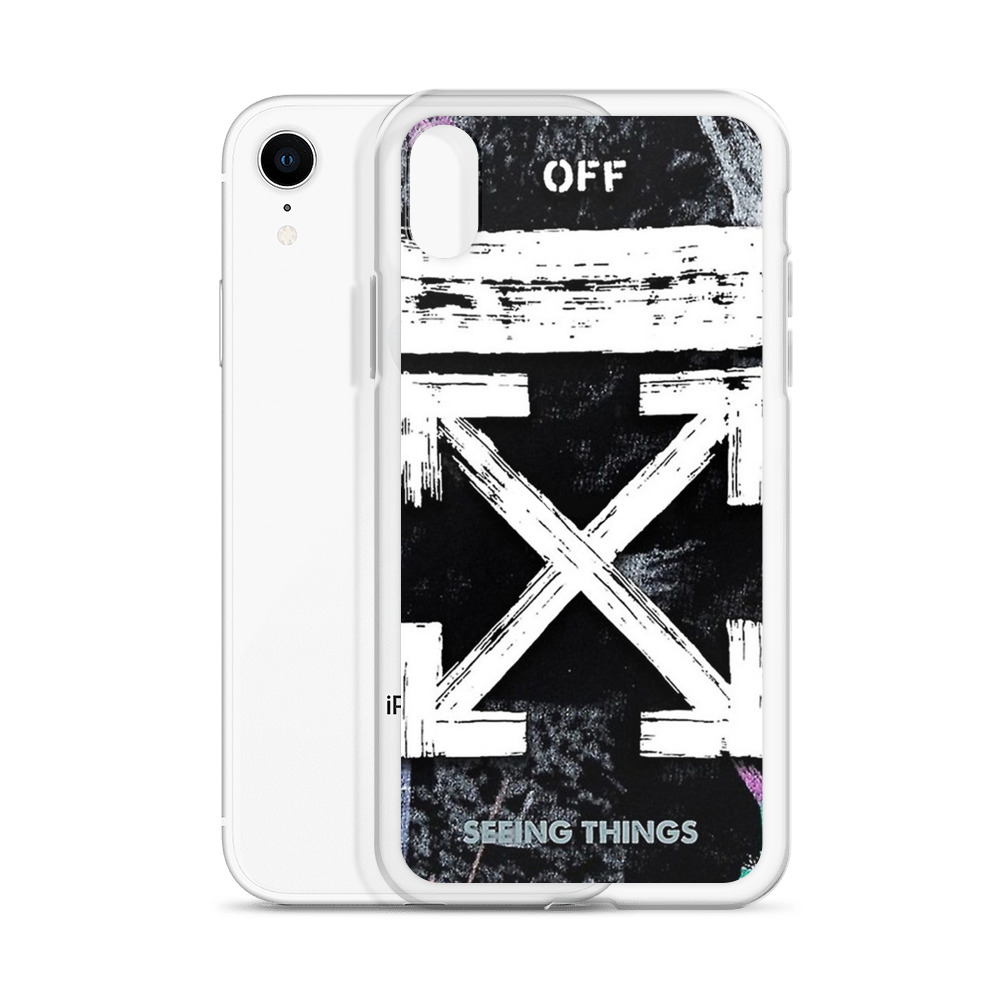 Off White Seeing Things iPhone Clear Case - Quotysee.com