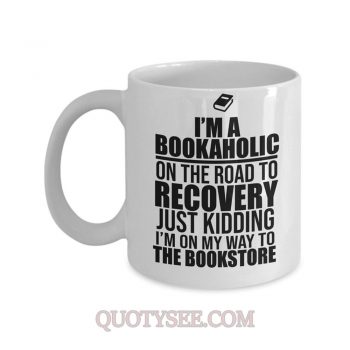 Bookaholic Book Lover Reader Mug