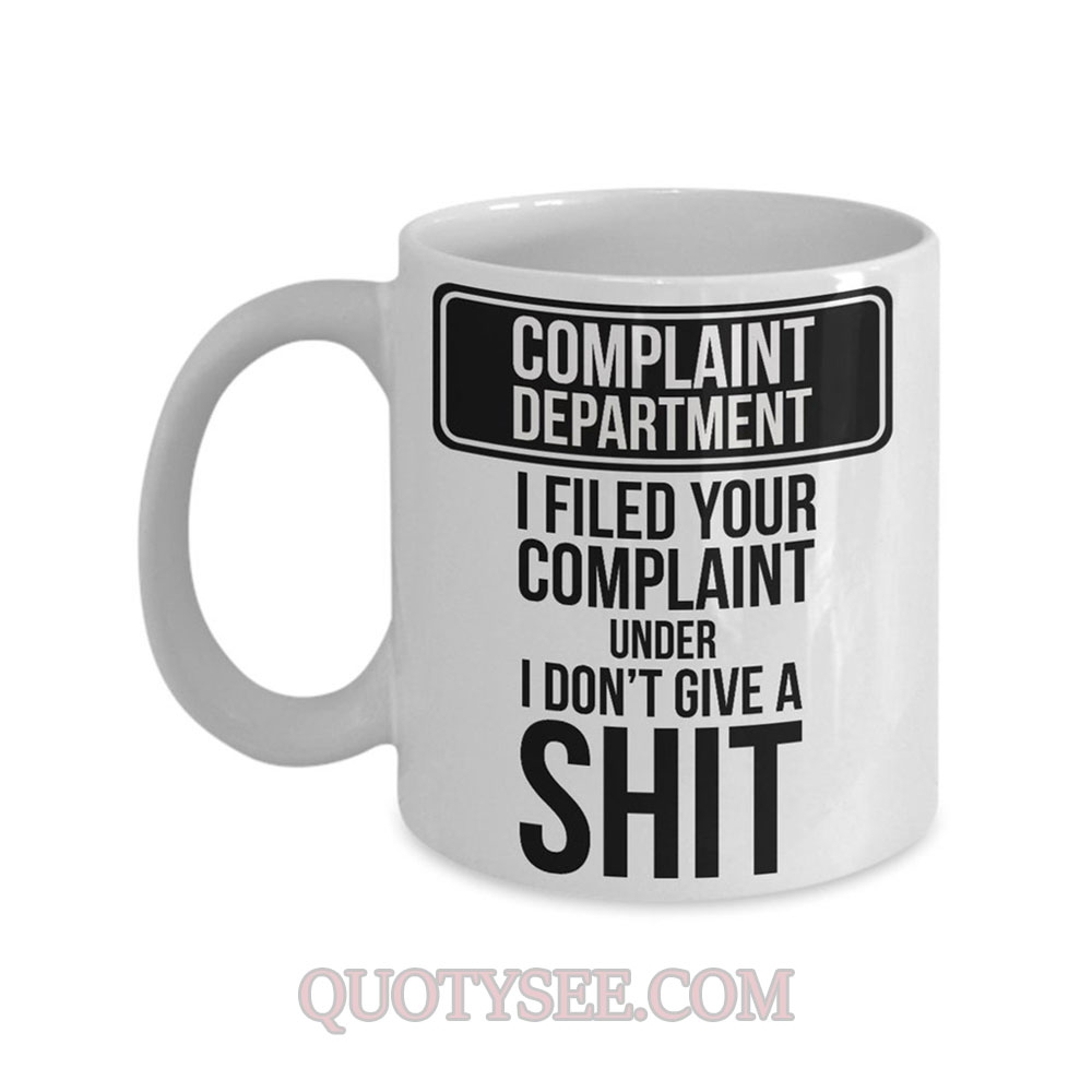 Complaint Department Mug