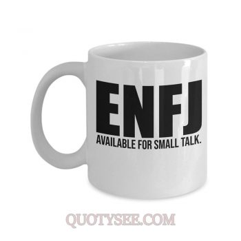 ENFJ Available for Small Talk Mug