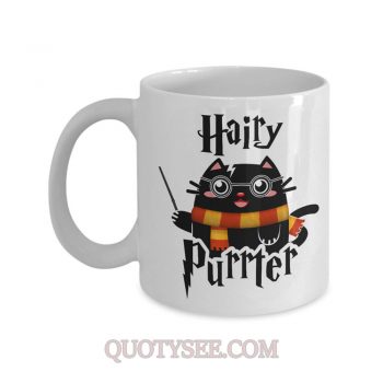 Hairy Purrter Harry Potter Parody Mug