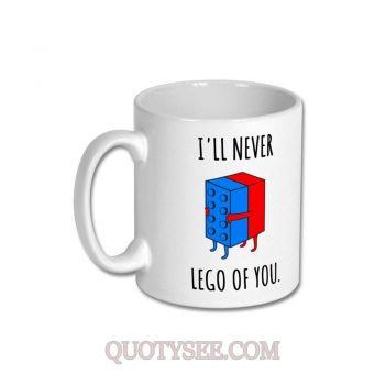 I'll Never Lego of You Valentine Mug