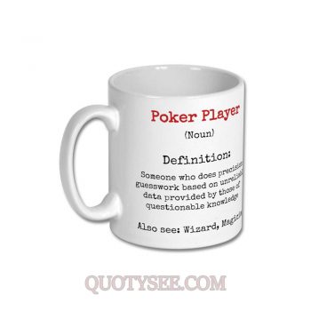 Poker Player Definition Mug