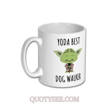 Yoda Best Dog Walker Mug