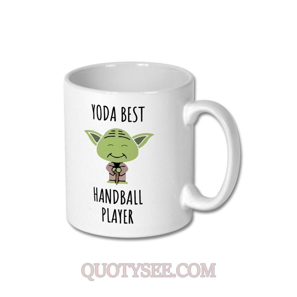 Yoda Best Handball Player Mug