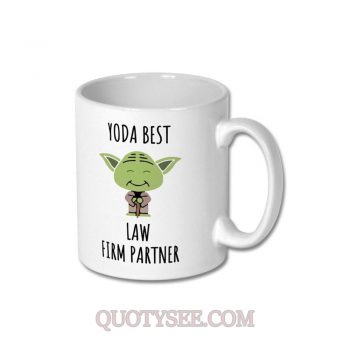 Yoda Best Law Firm Partner Mug