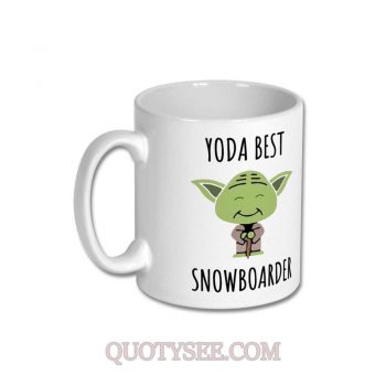 Yoda Best Snowboarder Mug