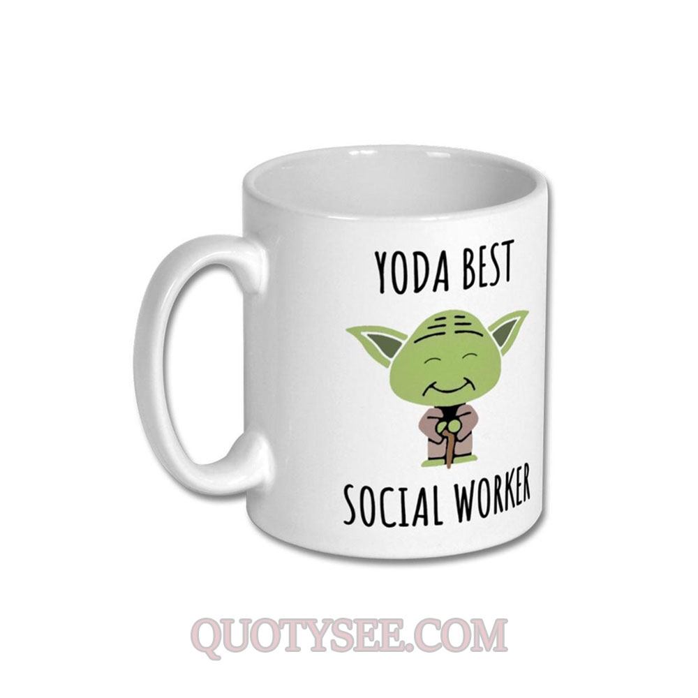 Yoda Best Social Worker Mug