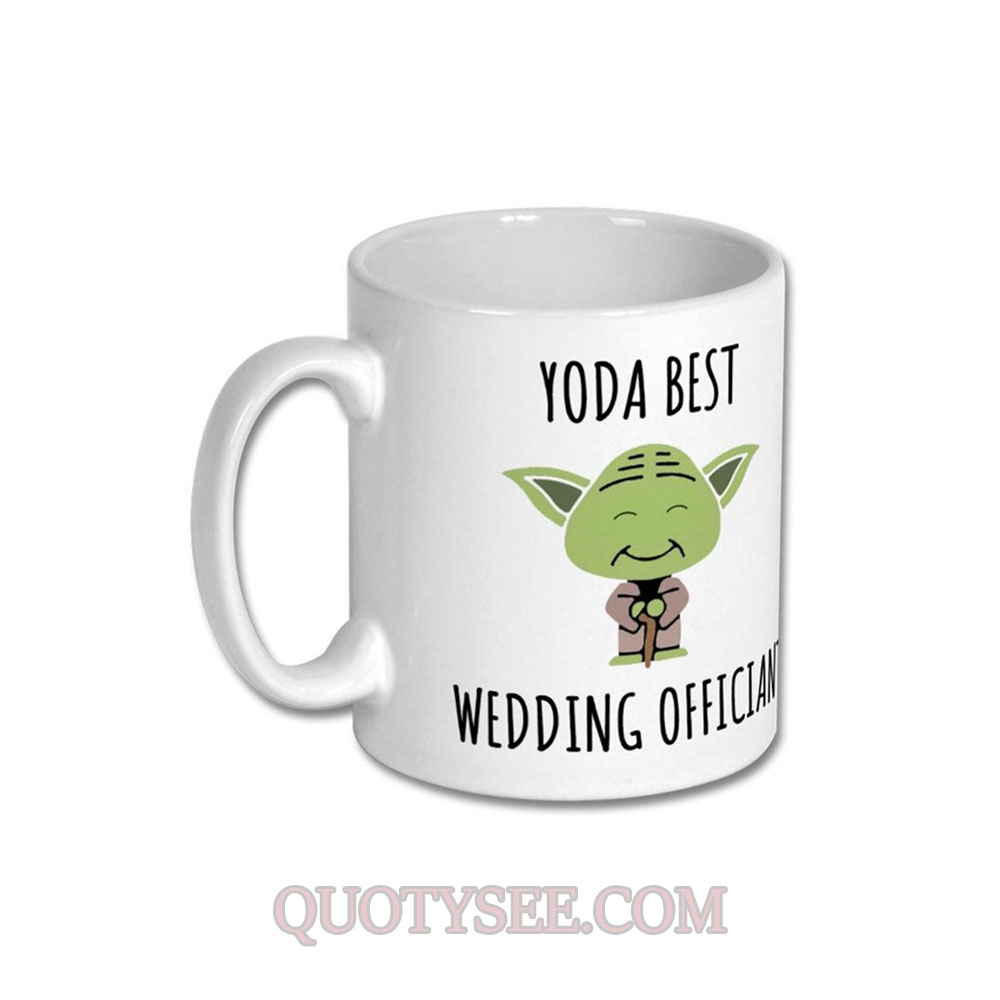 Yoda Best Wedding Officiant Mug