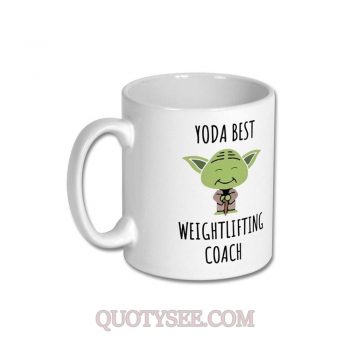 Yoda Best Weightlifting Coach Mug