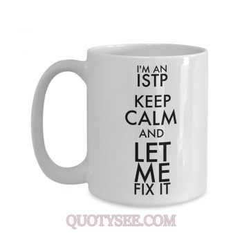 istp Keep Calm and let me fix it Mug