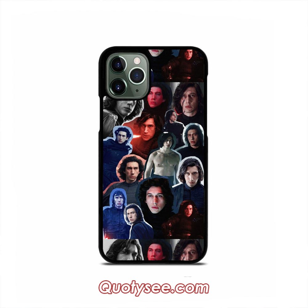 Adam Driver as Ben Kylo Collage iPhone Case 11 11 Pro 11 Pro Max XS Max XR X 8 8 Plus 7 7 Plus 6 6S