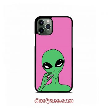 Alien Stoner Smoke iPhone Case 11 11 Pro 11 Pro Max XS Max XR X 8 8 Plus 7 7 Plus 6 6S