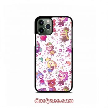 Animal Crossing Pattern iPhone Case 11 11 Pro 11 Pro Max XS Max XR X 8 8 Plus 7 7 Plus 6 6S