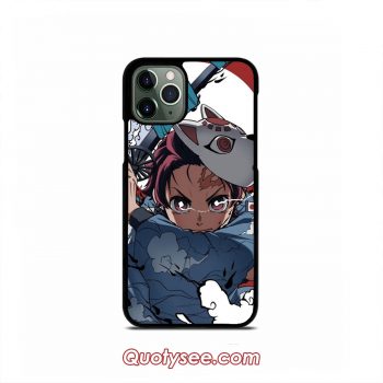 Anime Tanjiro Cry Demon Slayer iPhone Case 11 11 Pro 11 Pro Max XS Max XR X 8 8 Plus 7 7 Plus 6 6S