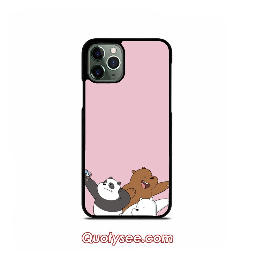 Bare Bears Selfie iPhone Case 11 11 Pro 11 Pro Max XS Max XR X 8 8 Plus 7 7 Plus 6 6S