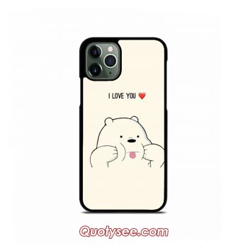 Bare bears In Love iPhone Case 11 11 Pro 11 Pro Max XS Max XR X 8 8 Plus 7 7 Plus 6 6S