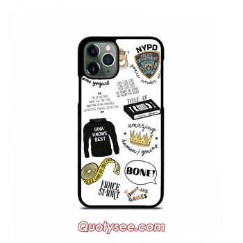 Brooklyn Nine Nine TV Show Art iPhone Case 11 11 Pro 11 Pro Max XS Max XR X 8 8 Plus 7 7 Plus 6 6S