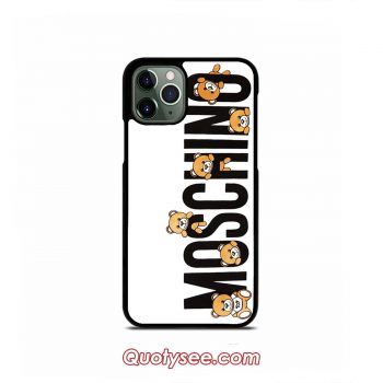 Cute Moschino iPhone Case 11 11 Pro 11 Pro Max XS Max XR X 8 8 Plus 7 7 Plus 6 6S