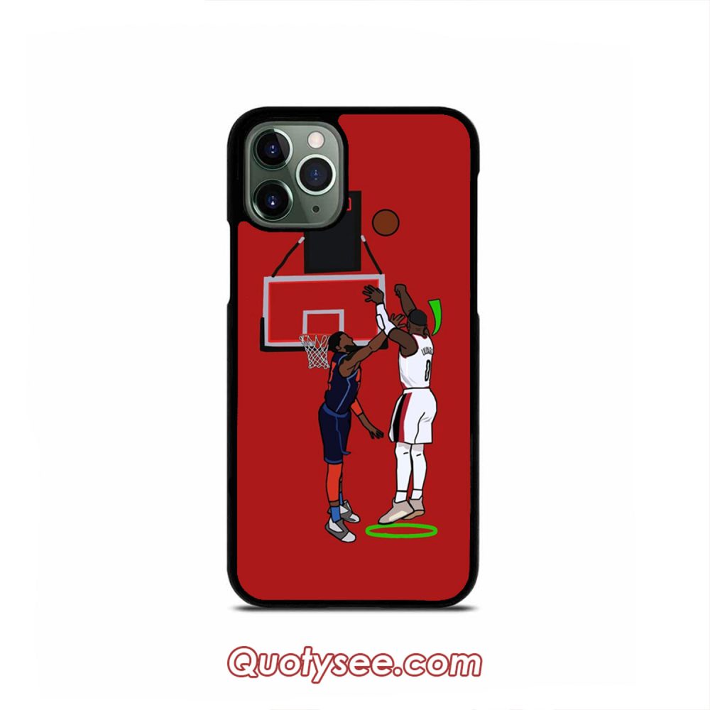 Dame Hits a Limitless Greenie iPhone Case 11 11 Pro 11 Pro Max XS Max XR X 8 8 Plus 7 7 Plus 6 6S