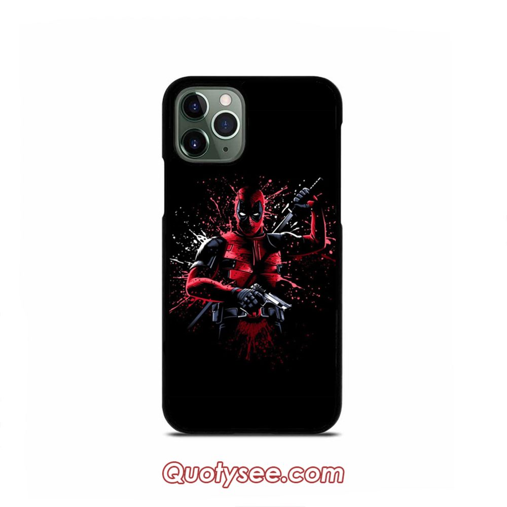 Deadpool Superhero iPhone Case 11 11 Pro 11 Pro Max XS Max XR X 8 8 Plus 7 7 Plus 6 6S