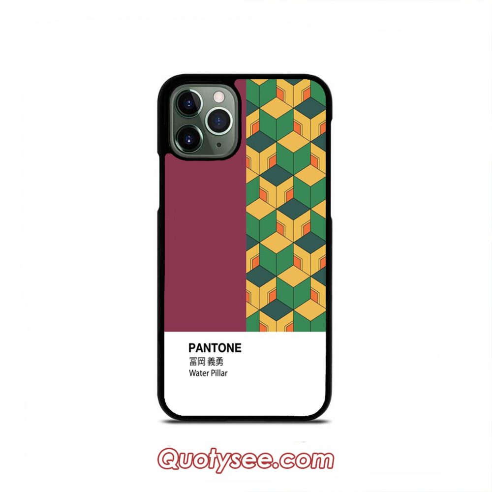 Demon Slayer Giyu Tomioka Water Pillar iPhone Case 11 11 Pro 11 Pro Max XS Max XR X 8 8 Plus 7 7 Plus 6 6S