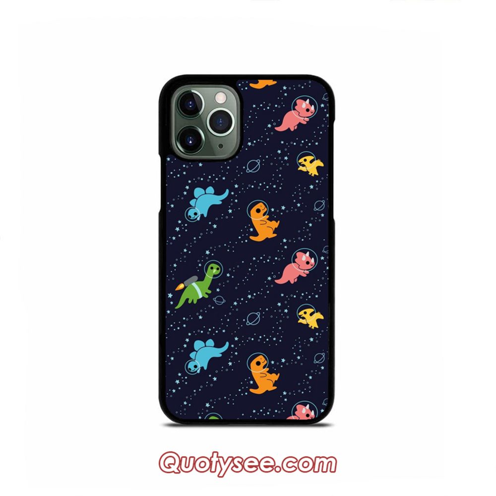 Dinosaurs In Space iPhone Case 11 11 Pro 11 Pro Max XS Max XR X 8 8 Plus 7 7 Plus 6 6S