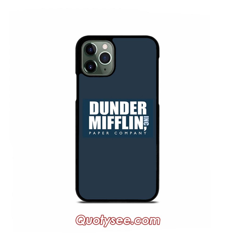 Dunder Mifflin The Office iPhone Case 11 11 Pro 11 Pro Max XS Max XR X 8 8 Plus 7 7 Plus 6 6S