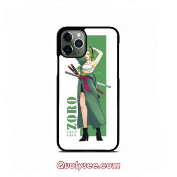 Gender Bender Zoro One Piece iPhone Case 11 11 Pro 11 Pro Max XS Max XR X 8 8 Plus 7 7 Plus 6 6S